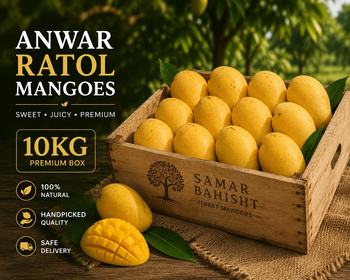 Anwar Ratol — 10KG Box — premium Anwar Ratol mangoes from Multan, Pakistan