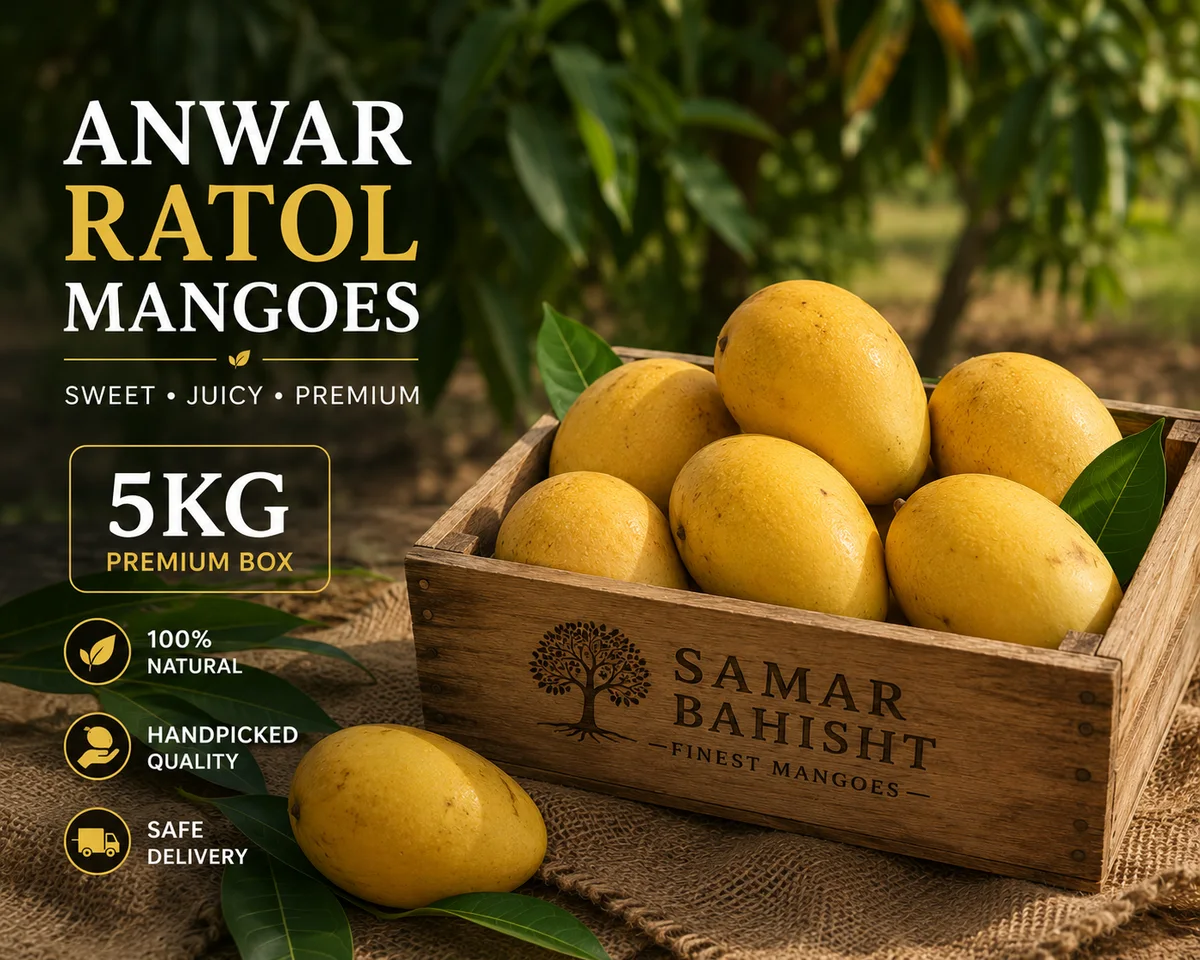 Anwar Ratol — 5KG Box — premium Anwar Ratol mangoes from Multan, Pakistan